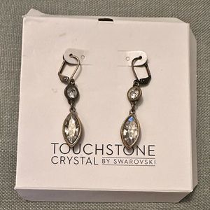Touchstone Swarovski Crystal Drop Earrings